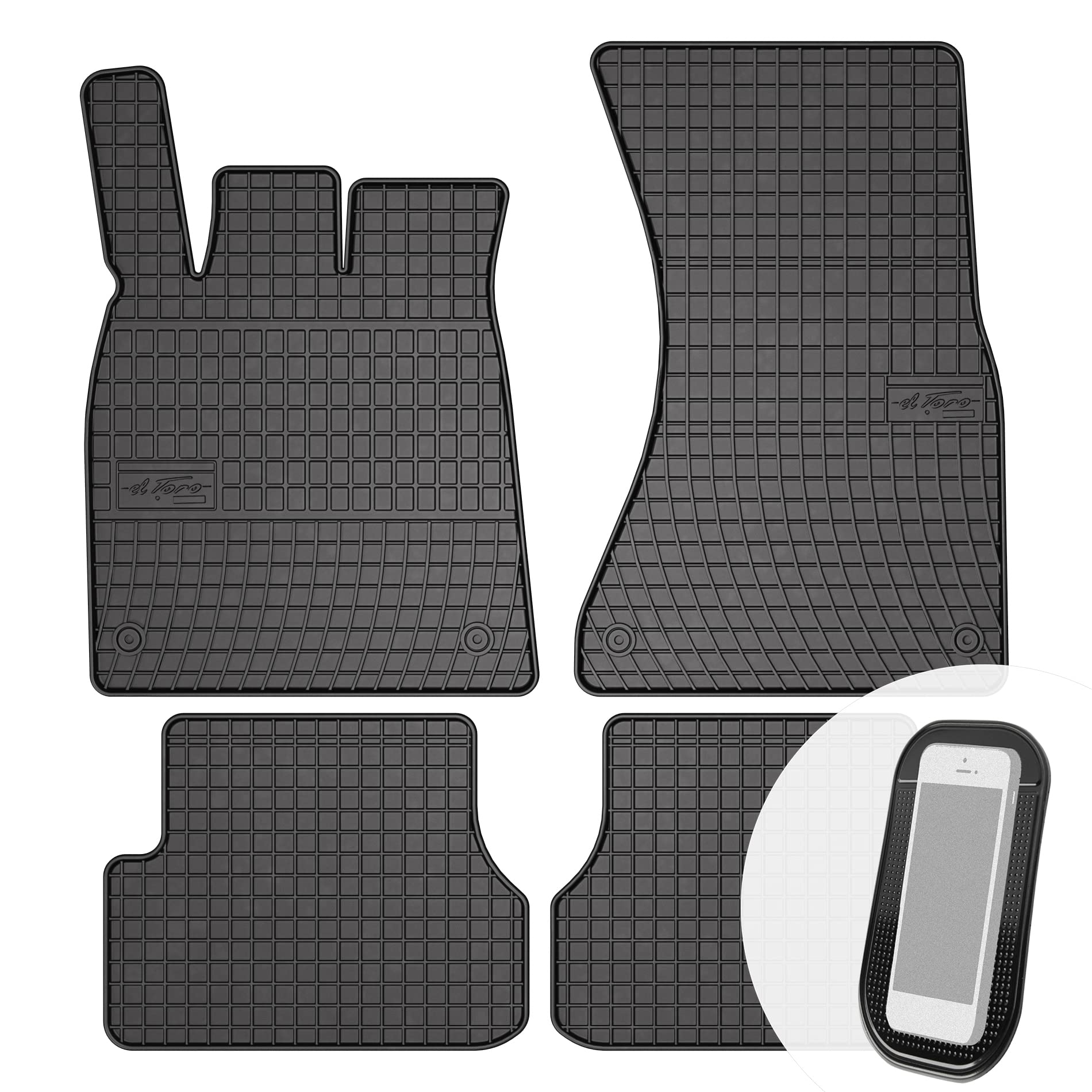Moto MOLTICO Automatten Velours Autofrontmat Set Van 2 Matten Voor De Voorkant Auto Bijpassend Volvo V70 2011 2016 1539336103