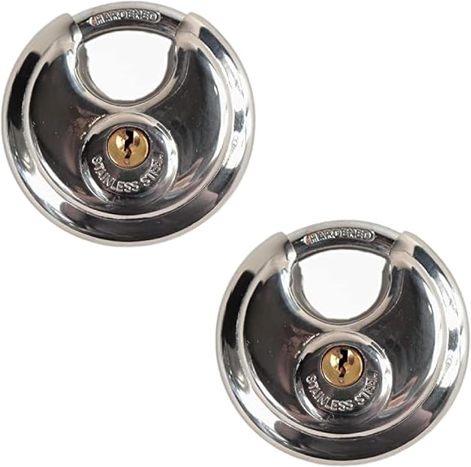 Royabolt 70MM Discus Lock with Keys, Disc Lock for Storage Units