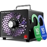 2026 Upgraded Ozone Generator, High Capacity Ozone Machine Odor Removal Up to 6000 Sq.Ft, for Car/Home/Smoke/Pet Odor, Black