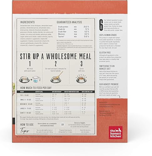 Miniatura 10 de The Honest Kitchen Alimento deshidratado para perros de pato de ingredientes limitados, caja de 10 libras