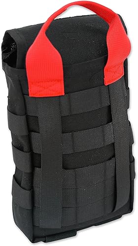 Miniatura 4 de Lightning X - Kit de primeros auxilios táctico IFAK MOLLE con tecnología de lengüeta roja LXPB70-SKK, color negro