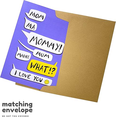 Miniatura 6 de Sleazy Greetings Divertida tarjeta del día de la madre de 5 x 7 pulgadas con sobre a juego | Tarjeta de mensajes molestos para mamá