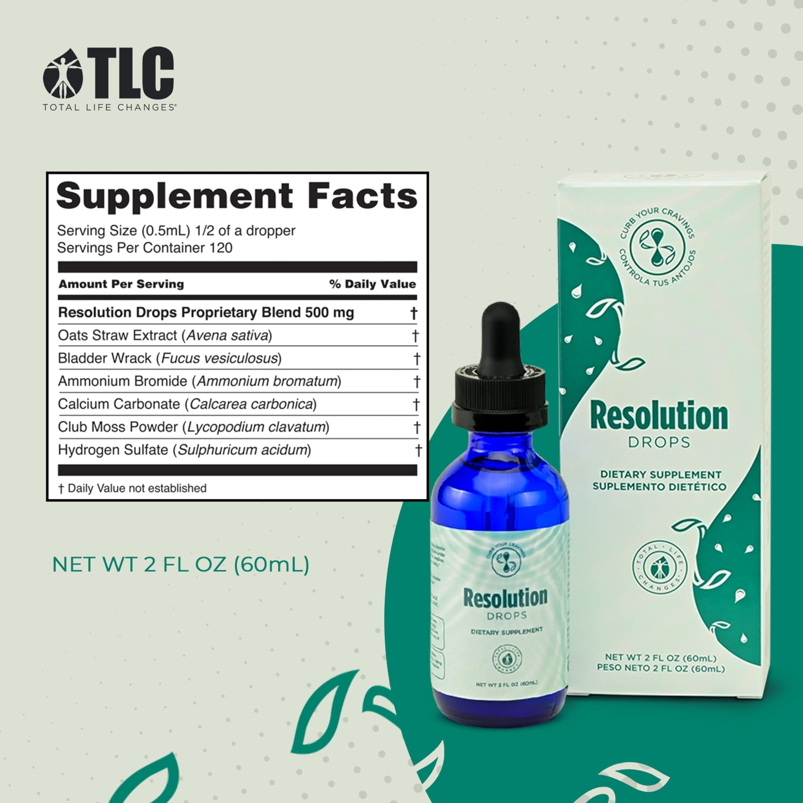 IASO Resolution Drops - Craving Control and Wellness, Health Supplement for Balanced Lifestyle and Transformation - 2 fl. oz