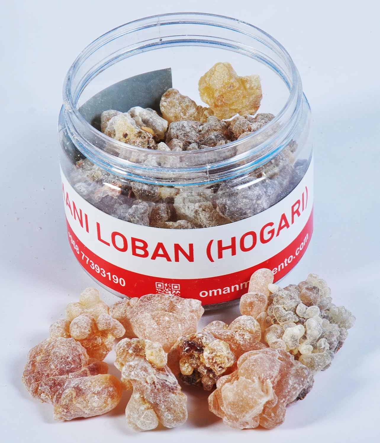Frankincense Resin - Aromatherapy for Stress Relief, Relaxation & Meditation - Frankincense and Myrrh Incense Aromatica Natural Gum from Oman Religious Ceremonies & Yoga - HOJARI 3.5 OZ