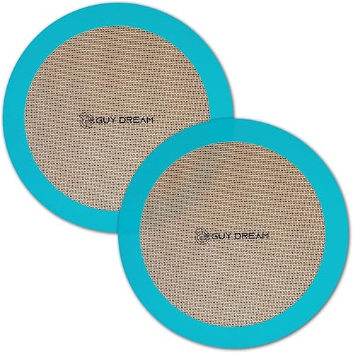 Alfombrillas redondas de silicona para hornear pasteles de 8 pulgadas, grado alimenticio, antiadherente, reutilizable, alfombrilla de silicona para