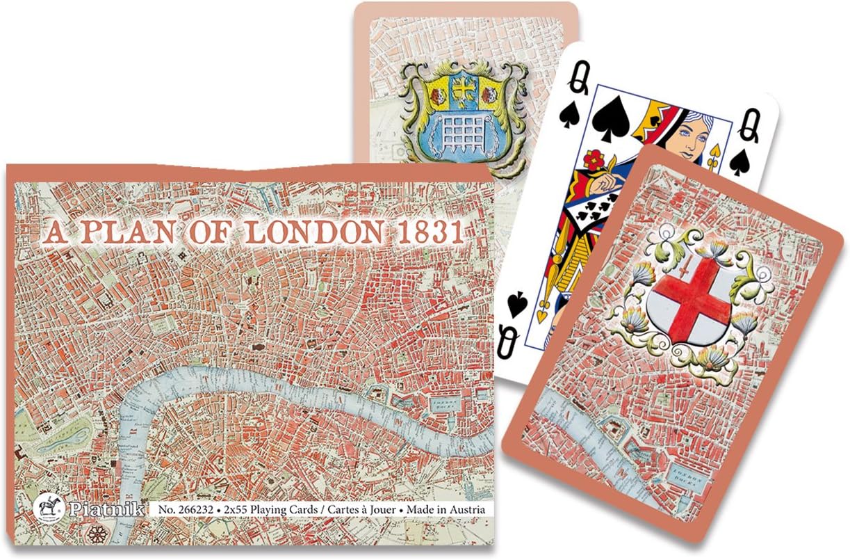 Piatnik a Plan of London Bridge Doubles Card Game Amazon.co.uk Toys