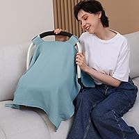 Vista 4 de Funda de asiento de automóvil 100% muselina de algodón para bebé, cubierta de toldo para asiento de automóvil, fundas de ajuste universal para niños
