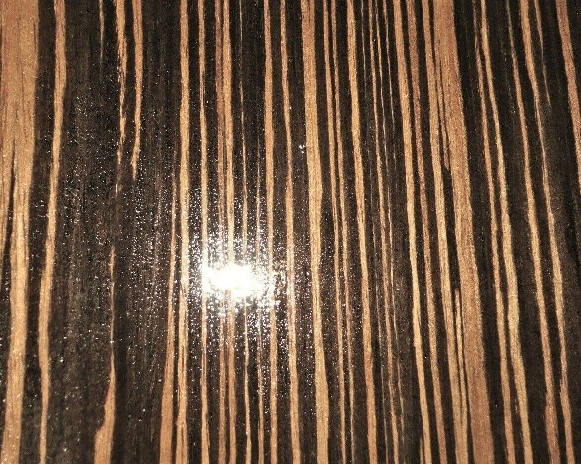 Macassar Ebony Composite Wood Veneer 24" x 120" raw no Backer 1/40" Thick VH1822
