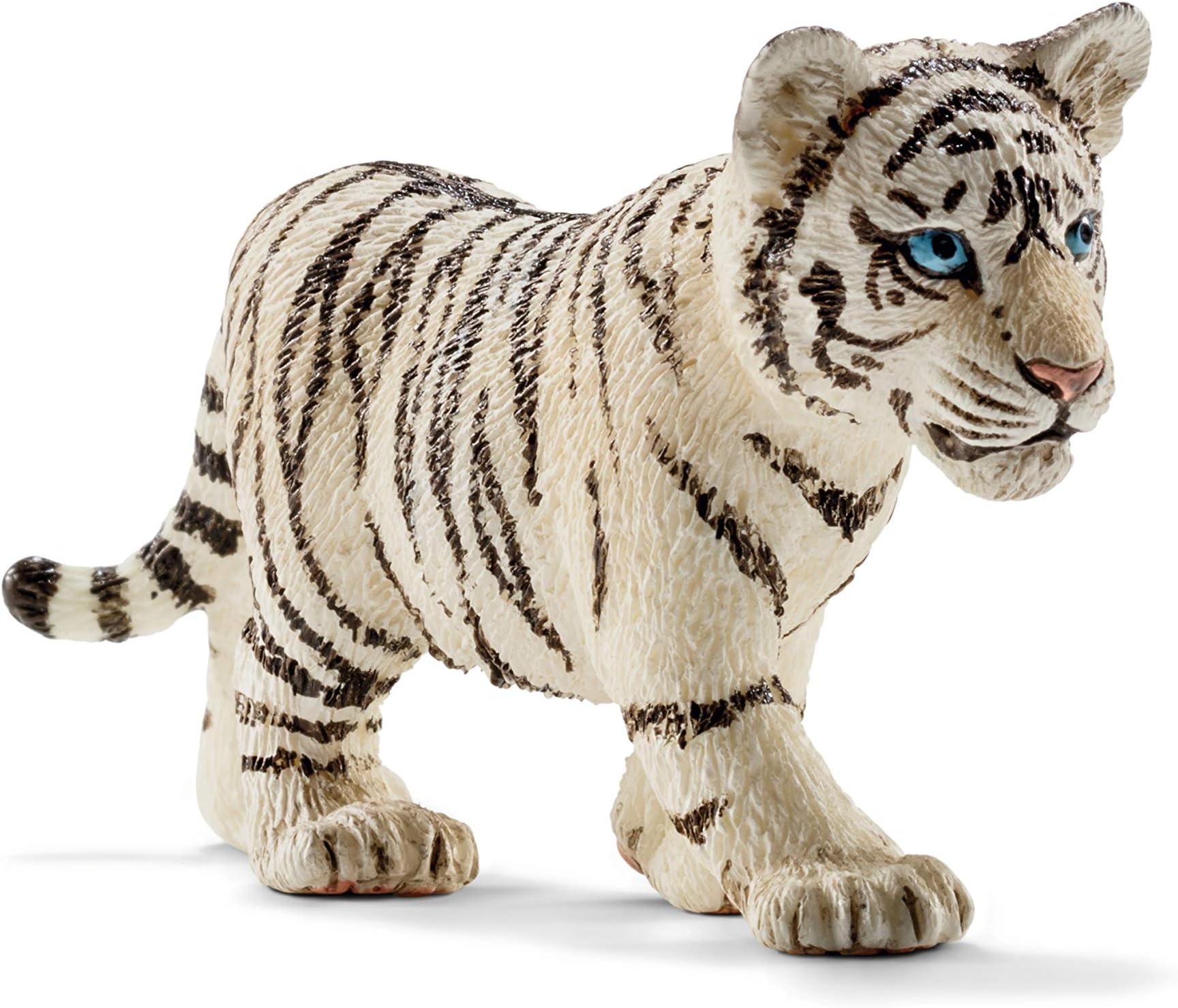 14732 Tiger cub, white Wild Life Toy Figurine for children aged 3-8 Years