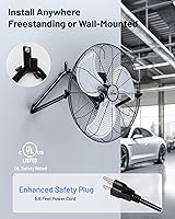 Vista 7 de Iliving – Ventilador de piso de alta velocidad