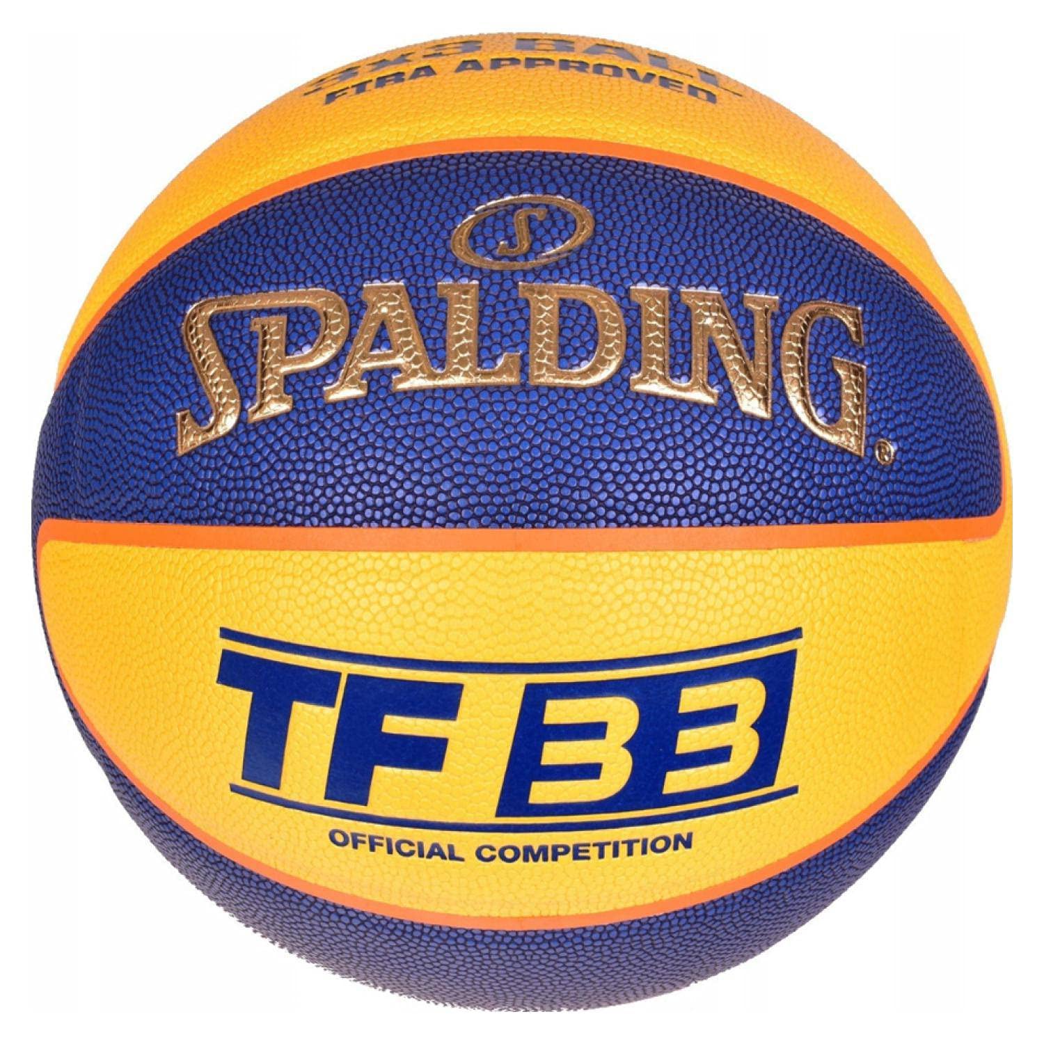 SpaldingUnisex Adult 76257Z_6 Basketball Blue, Yellow, 6