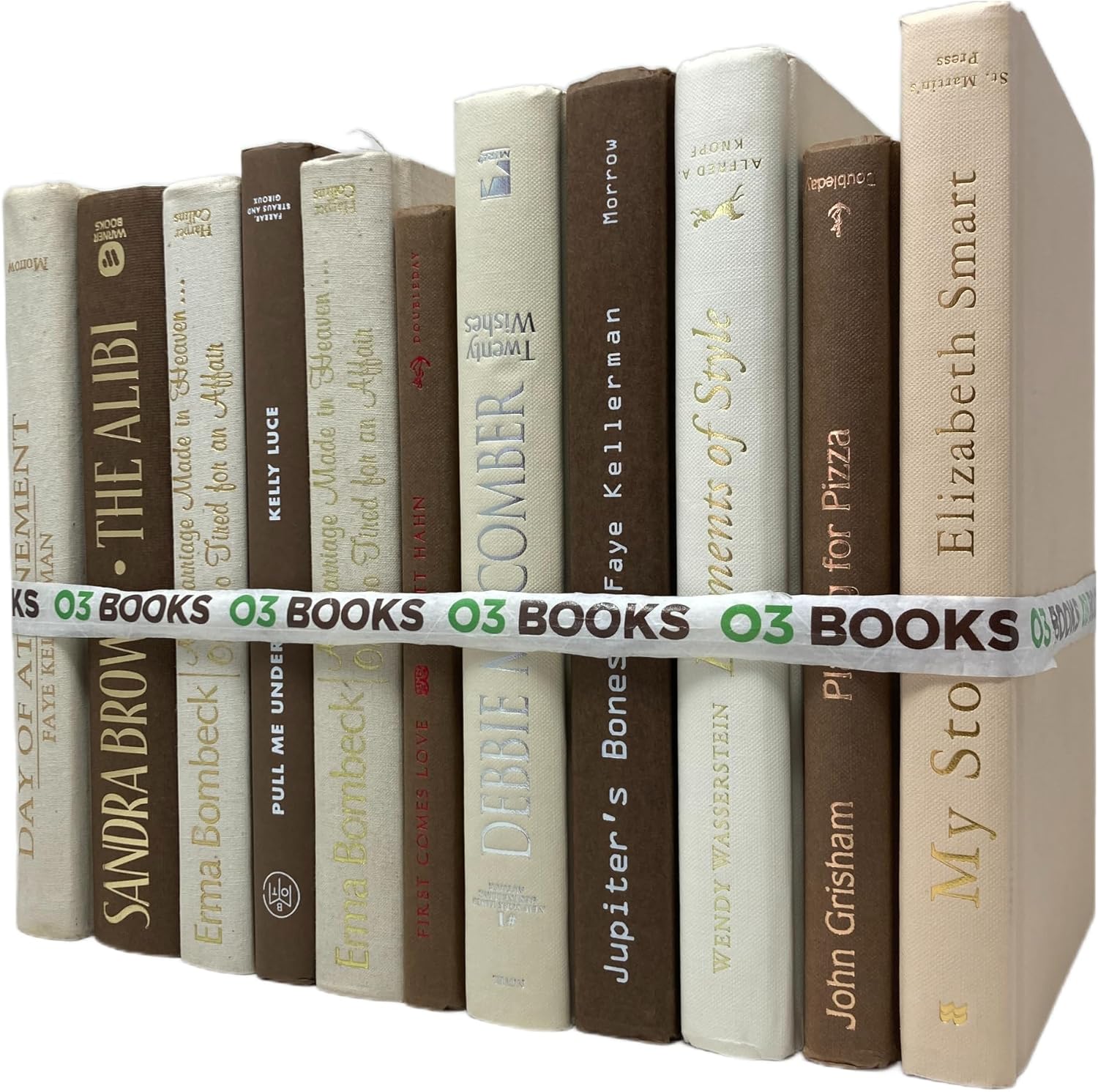 Amazon.com: Mixed Brown Decorative Hardcover Book Sets for Home ...