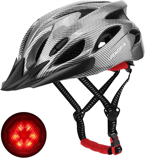 Leeworks Bike Helmet Mens Mountain Bike Helmet Cycling MTB Helmet Adults Womens 6 Colors Ultralight Road Bicycle Helmet