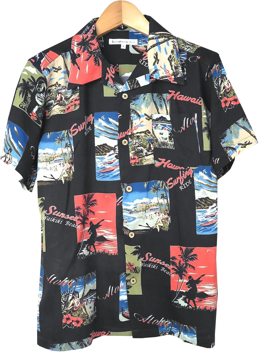 イラスト フォト 総柄 サーフ ポートレート 半袖 開襟シャツ アロハシャツ シャツ 通販 Amazon