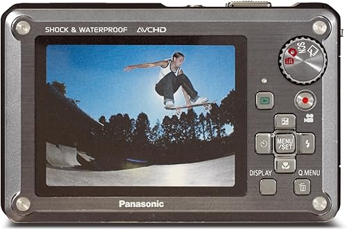 Miniatura 2 de Panasonic Lumix DMC-TS1 12 MP Cámara Digital Con Gran Angular de 4,6 x Mega Estabilizado de imagen óptico zoom y 2.7 inch LCD plateado,Naranja