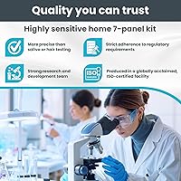 Vista 6 de Exploro Kit de prueba de drogas de 7 paneles - Prueba de drogas en orina en casa para THC, cocaína, opiáceos, anfetaminas, benzodiacepinas, MDMA