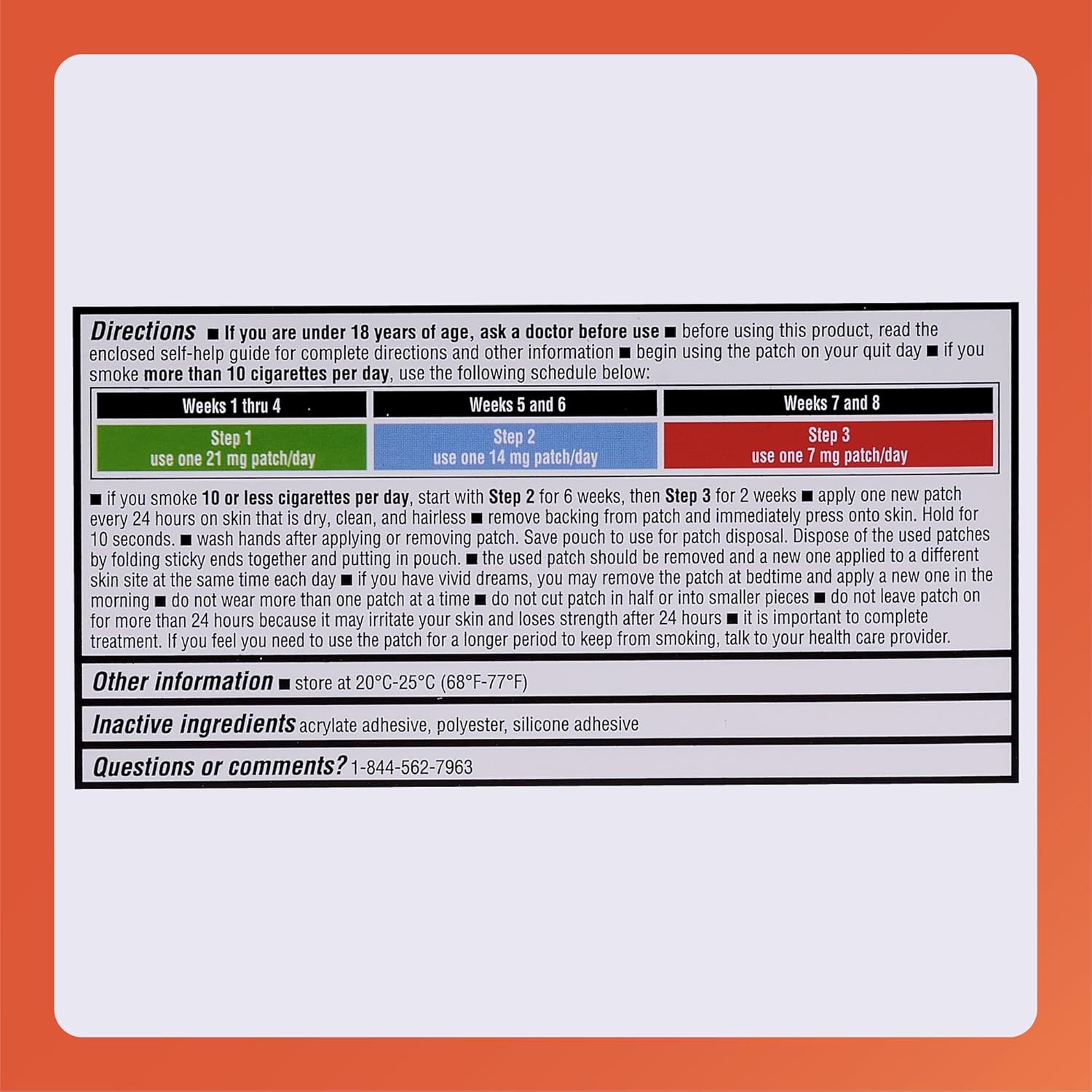 Rugby Clear Nicotine Patches - 14mg Transdermal System Patch - Smoking or Vaping Quitting Aid - Step 2-14 Count (3-Pack)