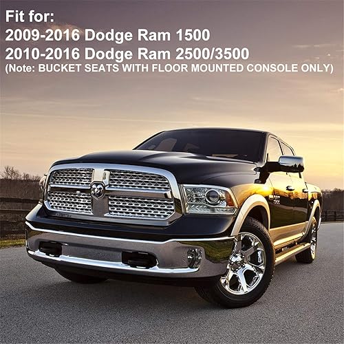 Miniatura 7 de KIWI MASTER Soporte para tazas compatible con Dodge Ram 1500 2500 3500 2009-2016 consola central de repuesto resistente con asientos de cubo, 1