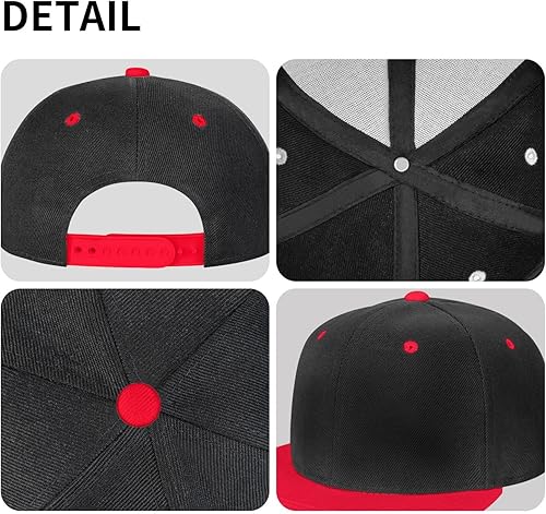 Miniatura 7 de QIZYOQA Tap Angel Snapback Hats for Men Women Hat Baseball Cap Flat Bill Visor White Hat