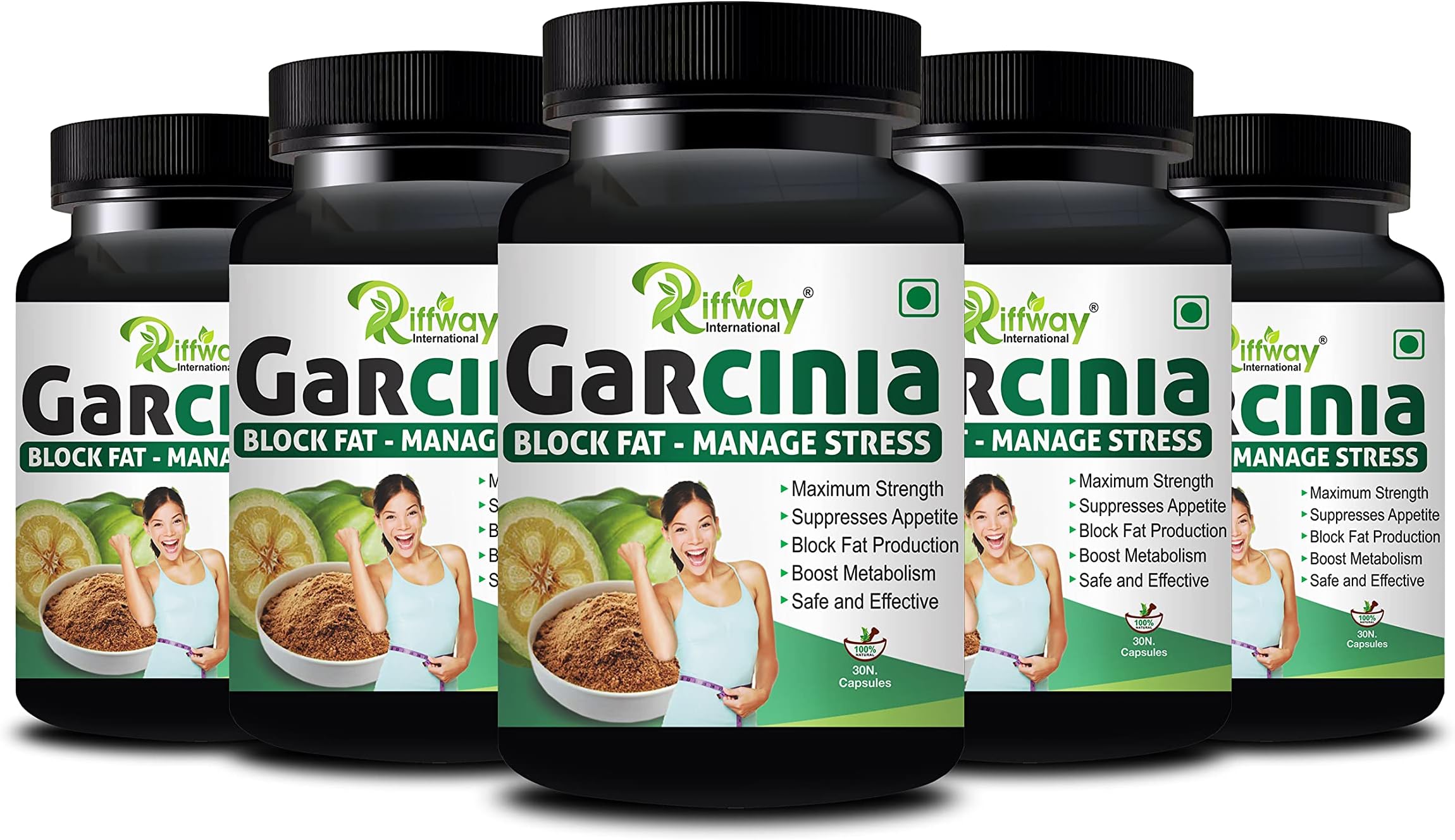 Garcinia Health Tablet | Garcinia Capsule For Extra Fat Management (Pack Of 5, 150 capsule)