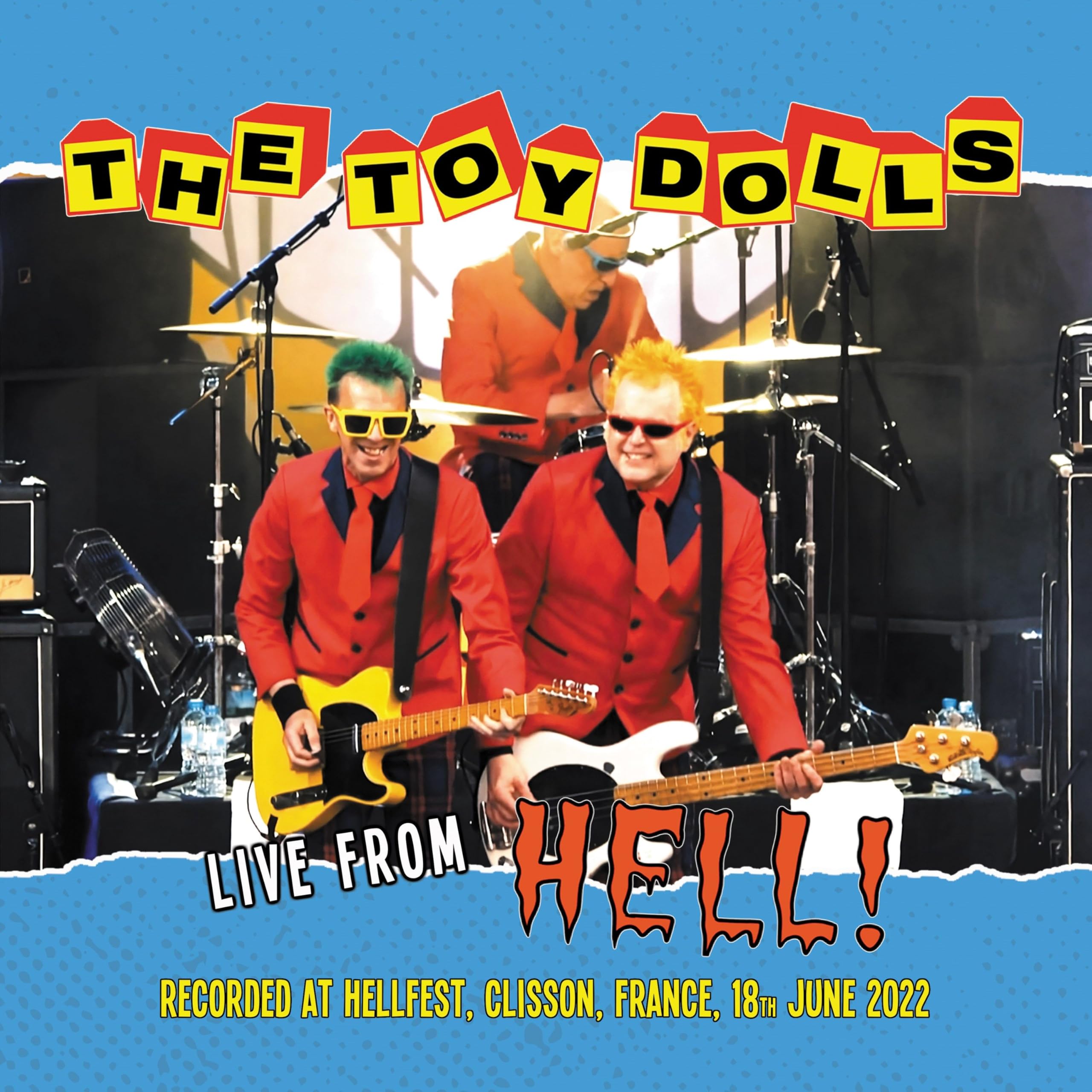 The Toy Dolls(Yellow Vinyl LP)Live From Hell!-Secret-SECLP304Y-UK-2024-M/M