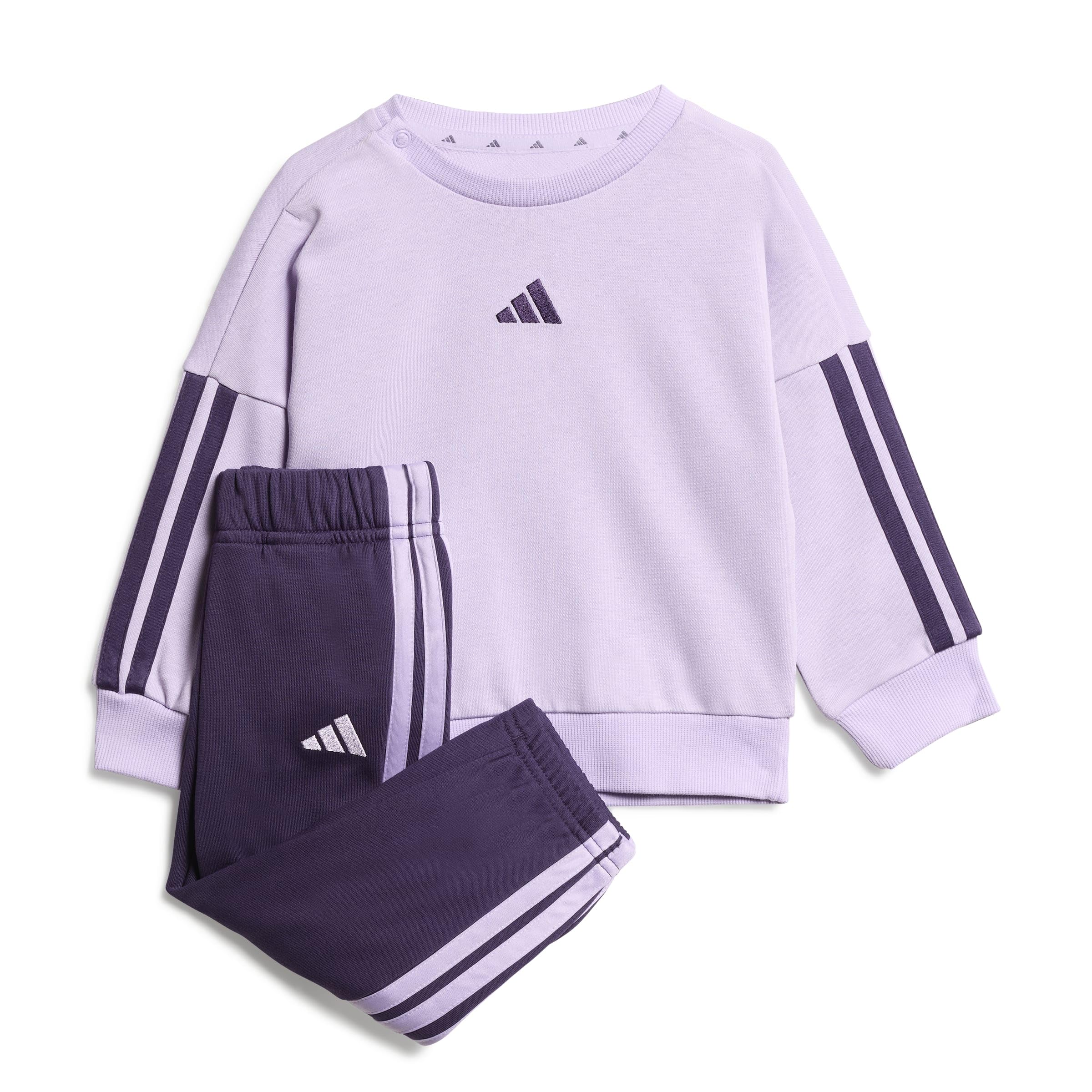 adidas Uniseks - niemowlęta ESSENTIALS JOGGER, powder plum/aurora plum, 12-18 Months