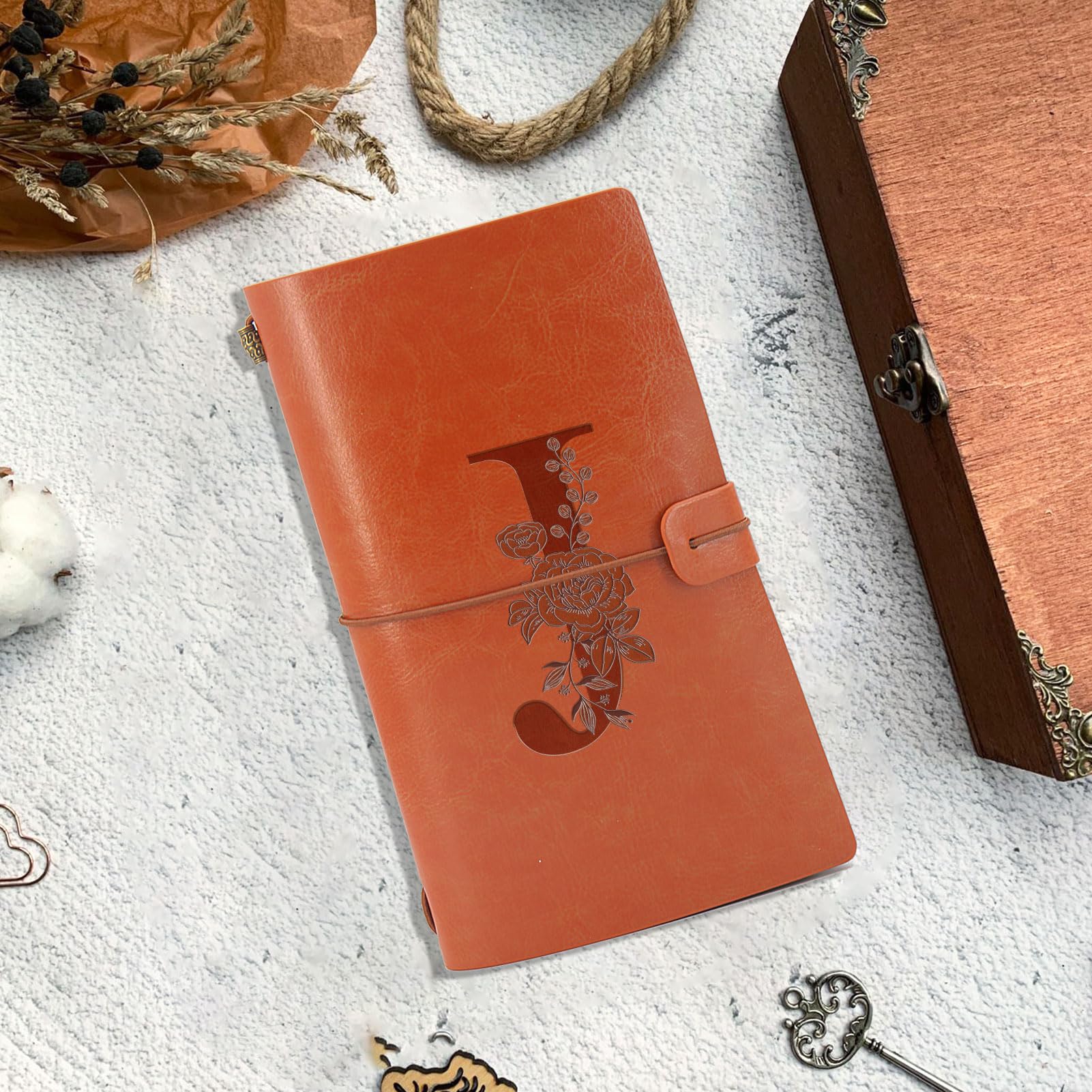 Carnet De Notes A5 Rechargeable - Couverture Cuir Synthétique, 6 Anneaux, Pages Lignées 100g - Pour Journal, Voyage, Cadeau