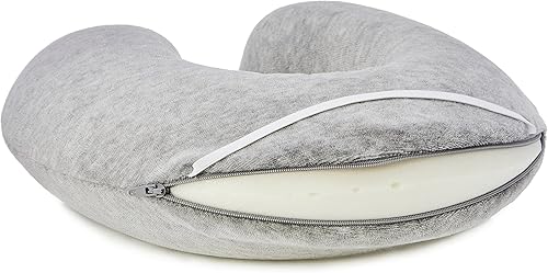 Miniatura 2 de Tienda Basics Almohada de cuello de espuma viscoelástica, color gris, Gris