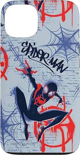 Vista 7 de Funda con estampado de graffiti para iPhone 12/12 Pro Marvel Spider-Man Into the Spider-Verse