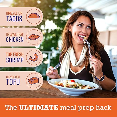 Vista 31 de Howl at the Spoon 's Lemon Dill 6-pack - Salsa de una sola porción, sabor versátil para pescado, pollo, tofu, ensaladas. Todo natural sin