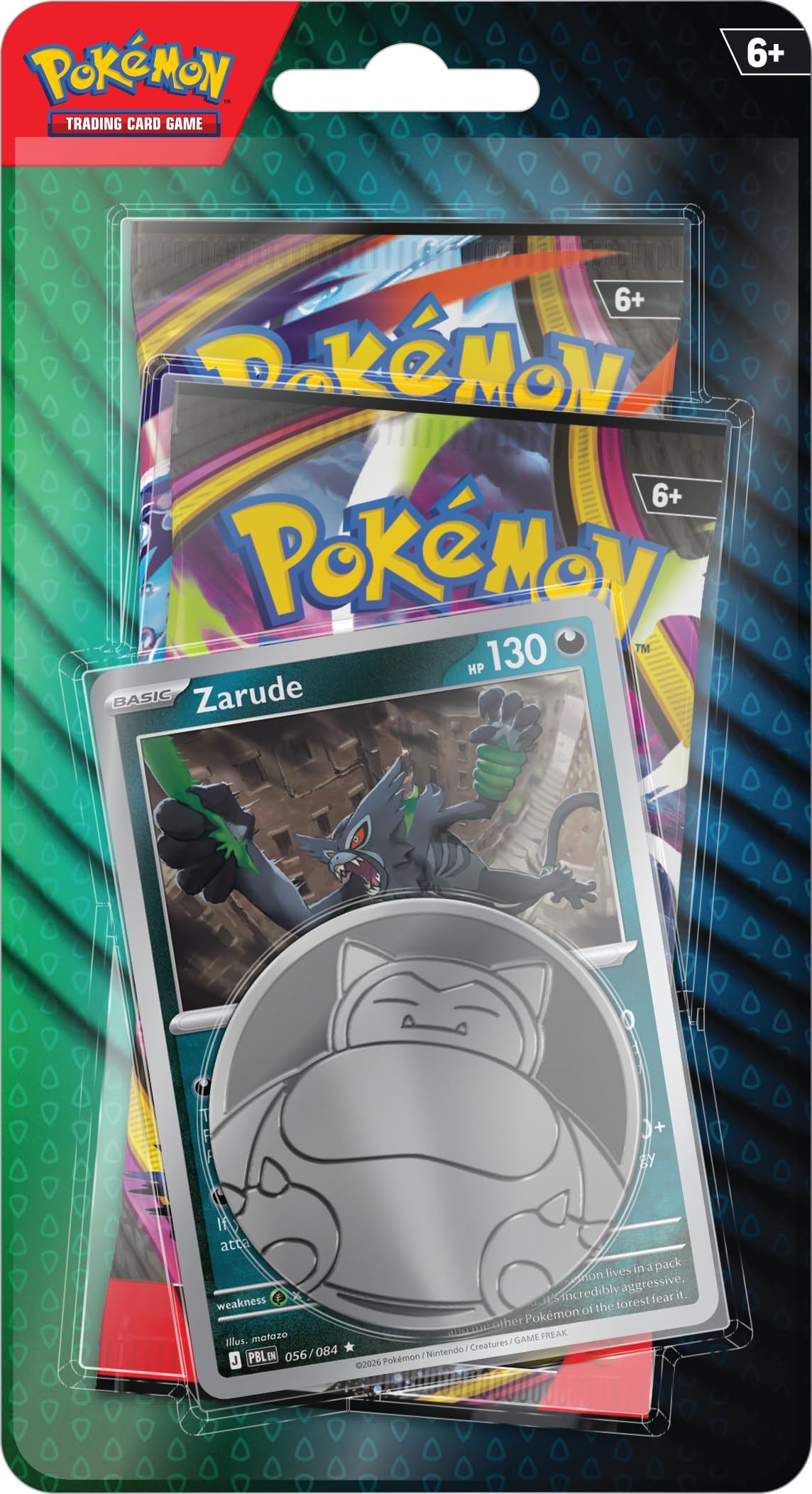 Pokémon TCG: Confezione da 2 Blister (2 Booster & Carta Promozionale Foil)