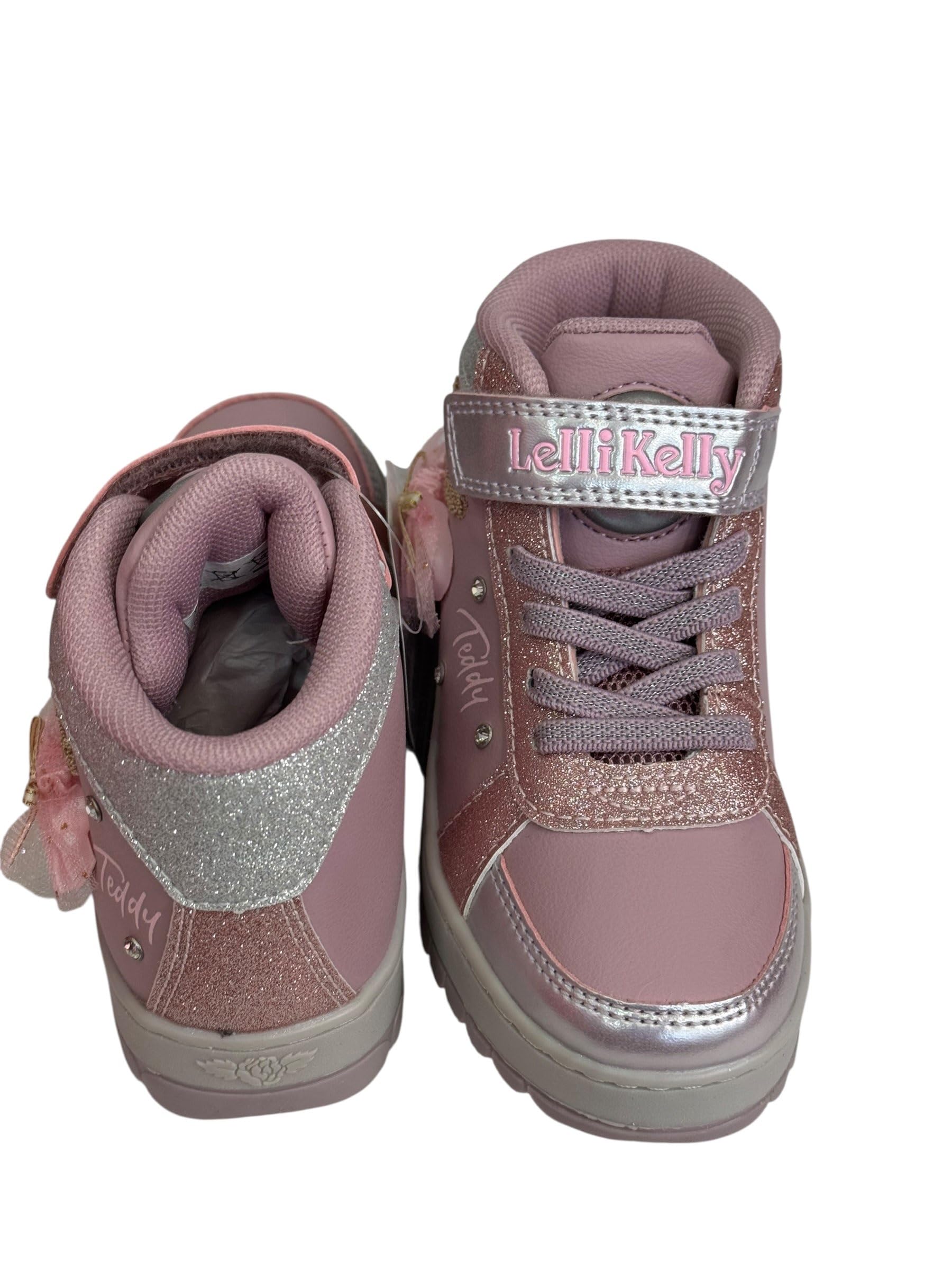 Lelli Kelly Scarpa Mid Mille Stelle Dance Orsetto tutù Intercambiabile LKAA5210 con Jingle e luci (Rosa Cipria, Sistema Taglie Calzature EU, Adolescente, Numero, Media, 32)