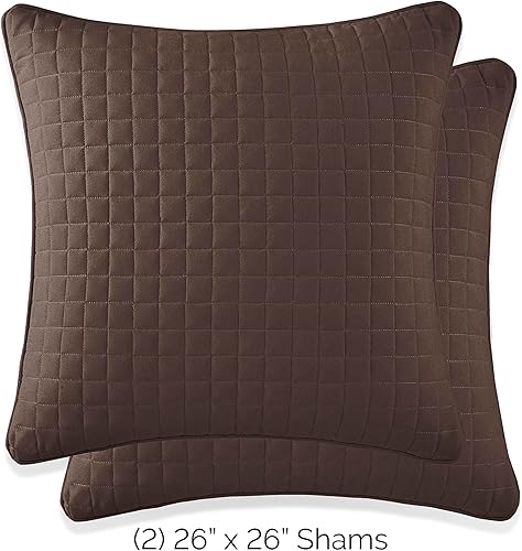 Vista 248 de Fundas Southshore Fine Linens Vilano Springs, para almohada, acolchadas, Microfibra, Pizarra, 20" x 36" 01 - Blanco brillante