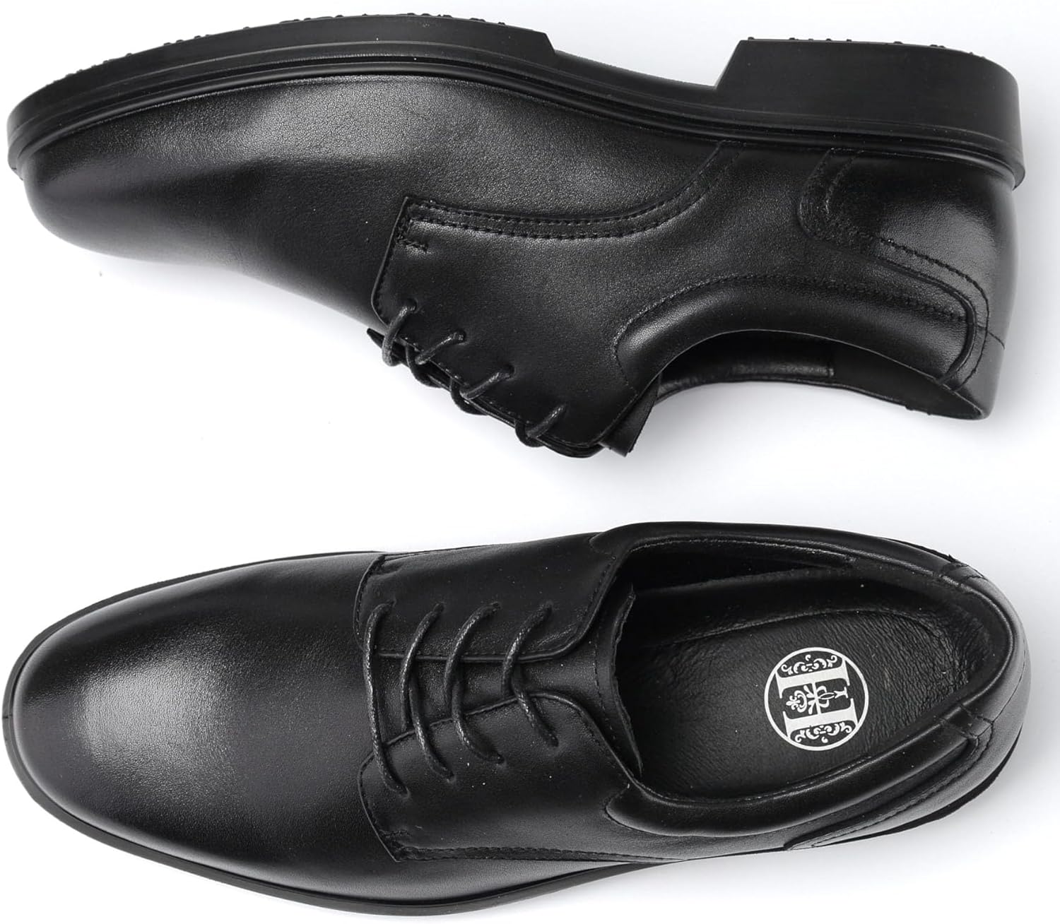 HANDROCK 4"-6" Oxford Men's Black Slip Resistant Durable Fashion Breathable EH Work Shoe