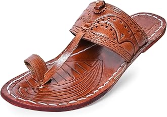 Royal Khwaab Kolhapuri Chappal for Men|Kolhapuri Slippers for Men|Kolhapuri Shoes for Men|Leather Slippers for Men|Wedding Slippers for Men-B1