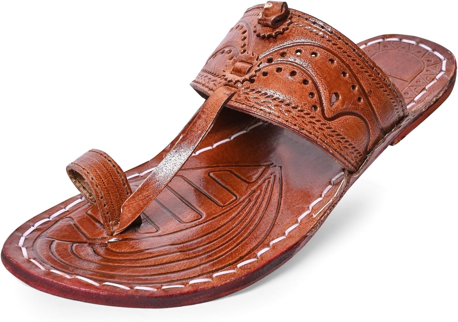 Royal Khwaab Kolhapuri Chappal for Men|Kolhapuri Slippers for Men|Kolhapuri Shoes for Men|Leather Slippers for Men|Wedding Slippers for Men-B1
