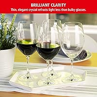 Vista 3 de Spiegelau Wine Lovers Copas de Vino Bordeaux, Copas de Cristal Transparente para Vinos Tintos, Cristalería Elegante con Tallo, Accesorios para Bar