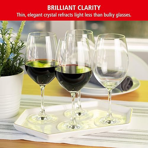 Miniatura 3 de Spiegelau Copas de vino para amantes del vino, cristal sin plomo hecho en Europa, tallo clásico, apto para lavavajillas, juego de regalo de copa de