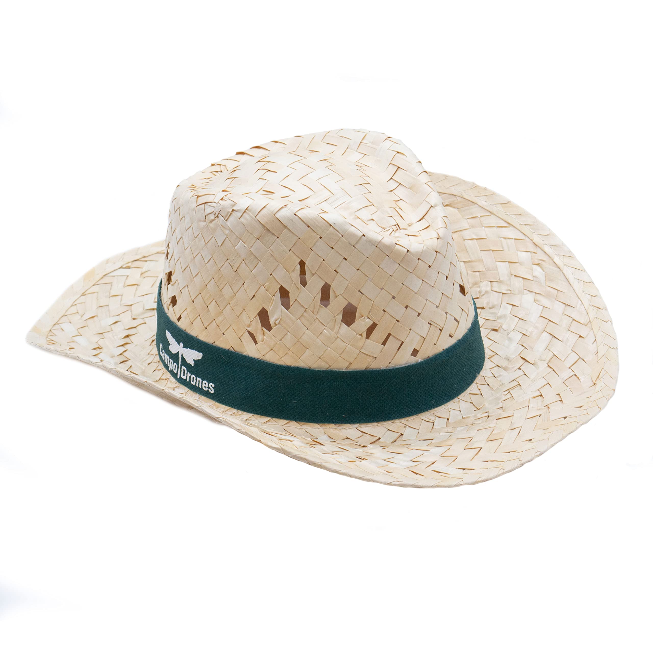Bonnet personnalisé pour événements - Chapeau Natur en paille - Pack de chapeaux avec votre image ou phrase - Ruban de couleur à votre goût