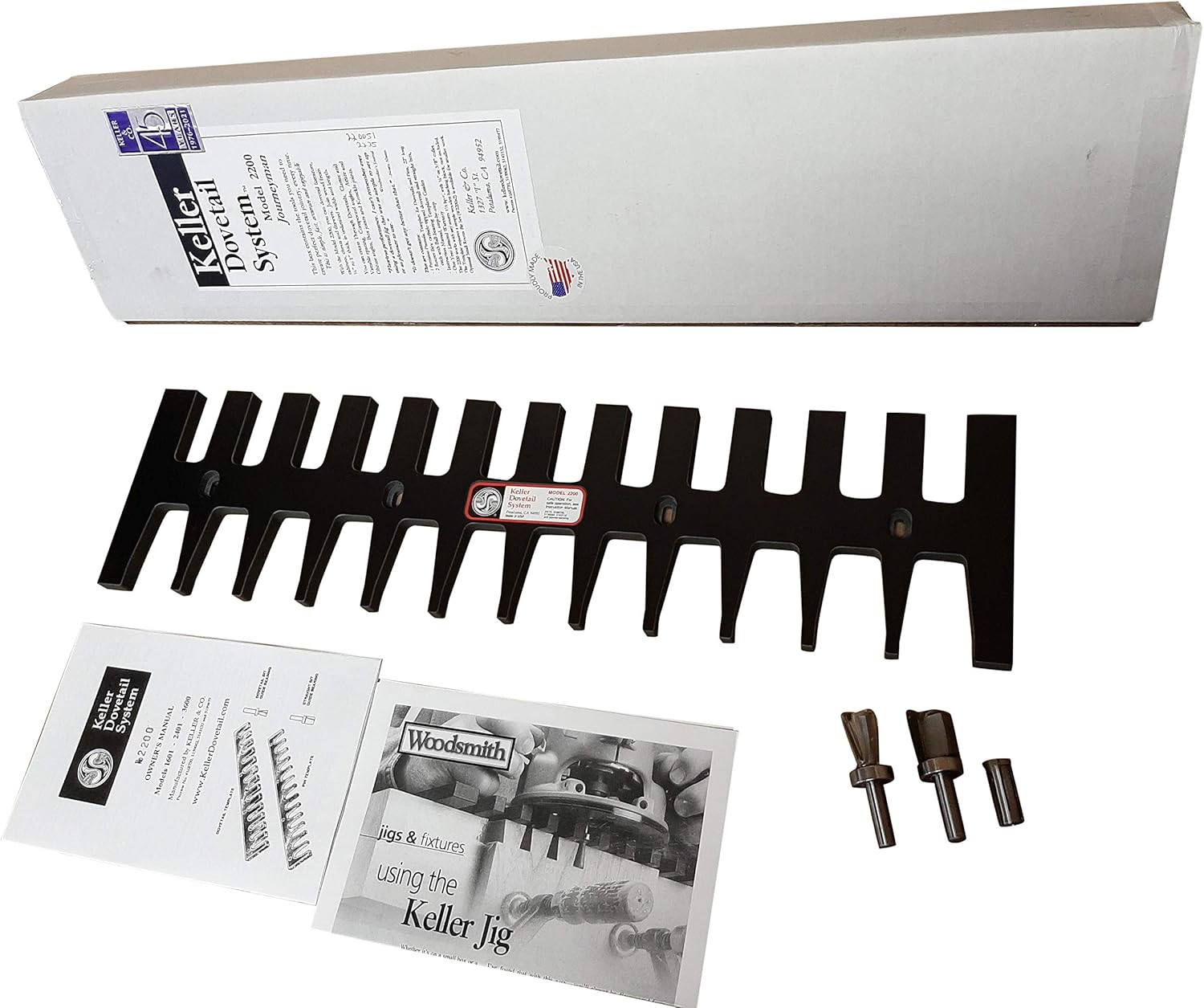 Keller Dovetail System 1352200 Journeyman DoveTail Jig Template