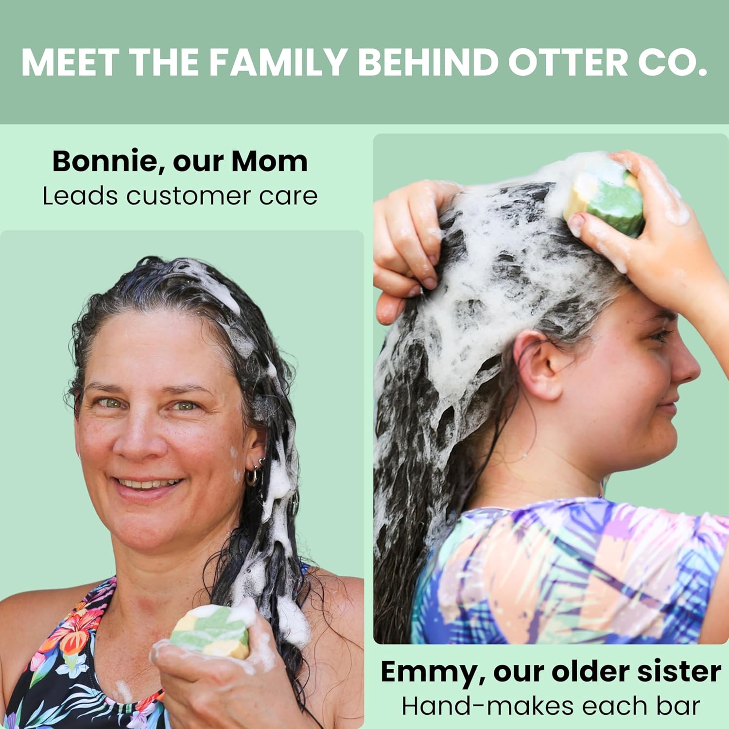 Otter co. Tea Tree and Rosemary Volumizing and Thickening Shampoo Bar - Olive Oil, Green Tea, Nettle, Zinc – Vegan, Sulfate Free & Non Toxic – Women and Mens Shampoo, All Hair Types, Made in USA - Image 7