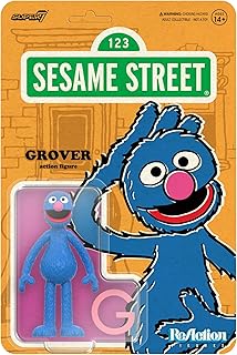 Super7 Sesame Street Reaction Figures Wave 05 - Grover Action Figure