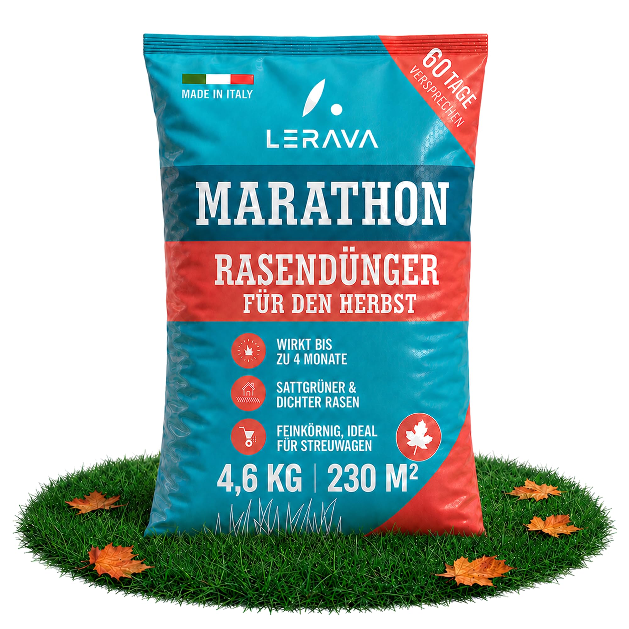 LERAVA Marathon Herbstrasendünger (4,6 kg für 230 m²)