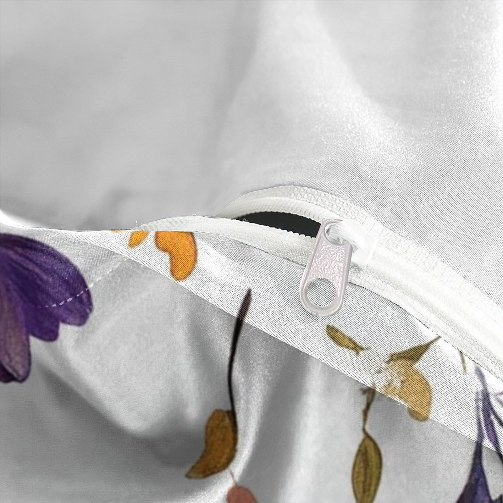 Ropa De Cama con Diseño De Plantas y Flores En 3D Funda Nórdica con Tema De Geometría con Fundas De Almohada Juego De Ropa De Cama para Adultos Adolescentes Y Niños King（220x240cm）