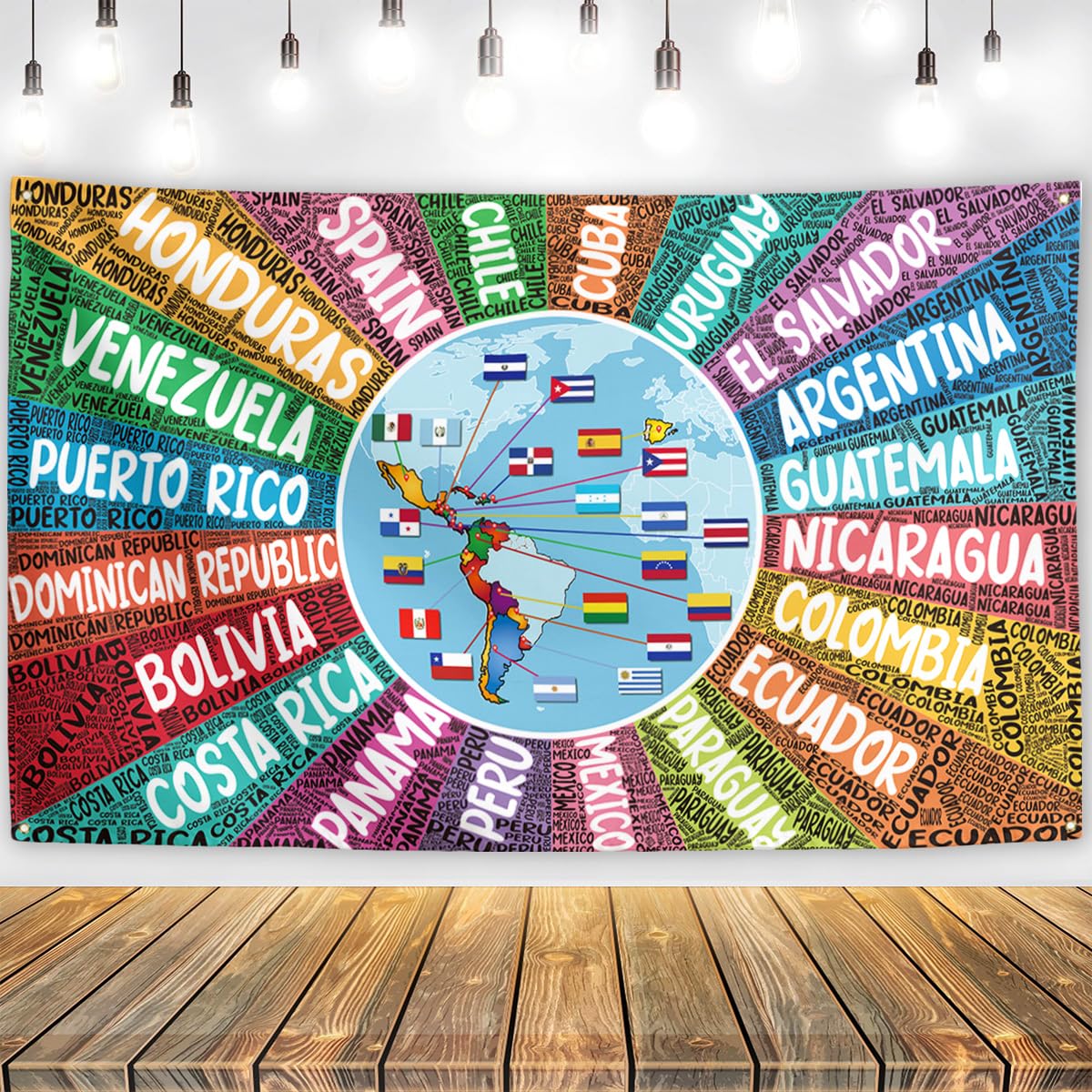 Hispanic Heritage Month Decorations Latin American Banner Spanish Classroom Decorations National Hispanic Heritage Month Decorations for Classroom Home