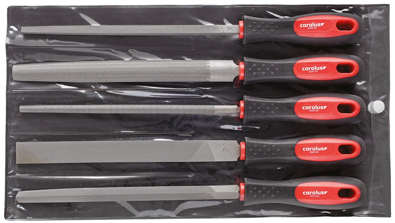Jeu de limes Carolus 9300.005 outillage à main acier 5 pièces