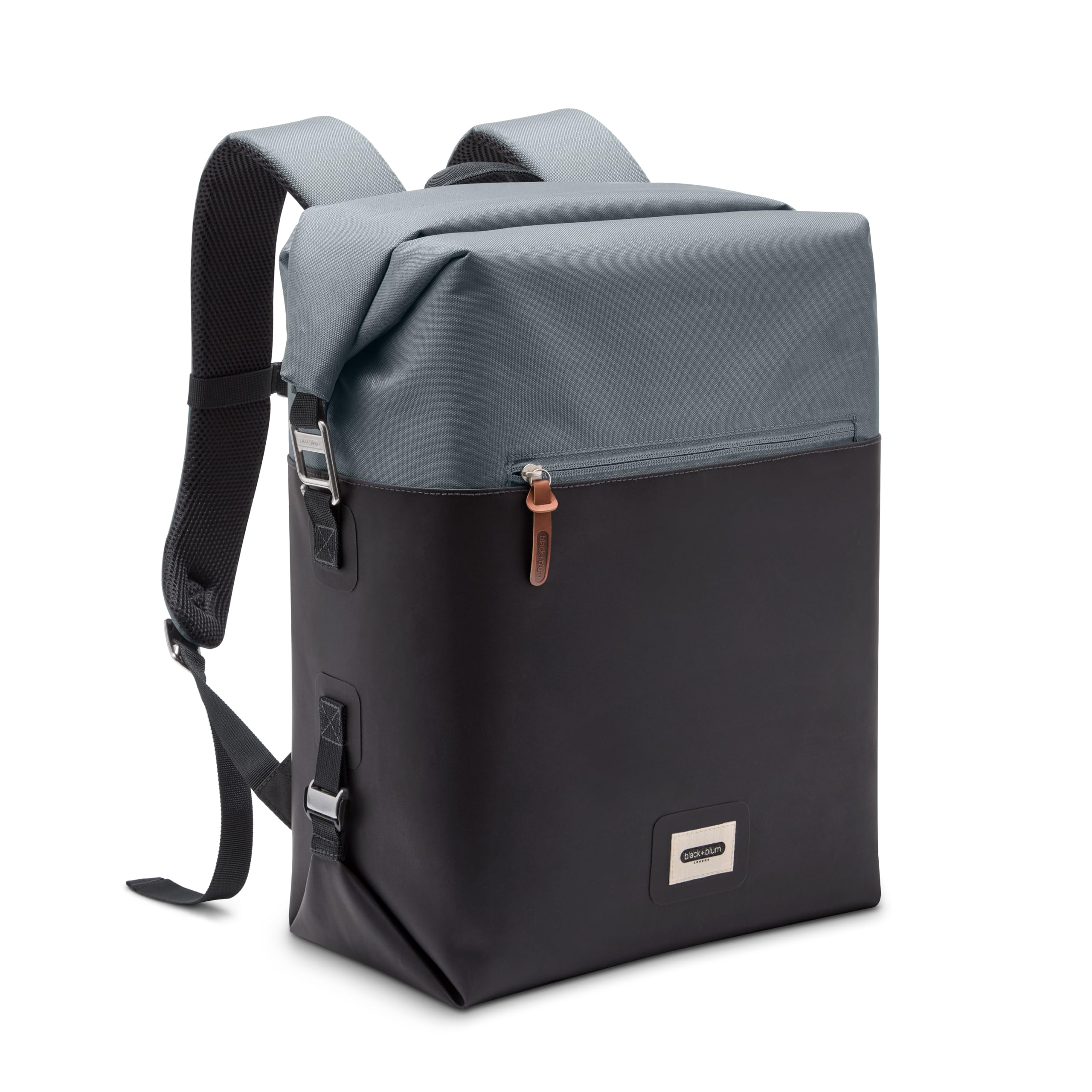 BLACK + BLUM Insulated Fold-Flat Cooler Backpack | Leak Proof | 20L | Slate