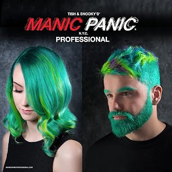 Manic Panic Professional Color Red Velvet - Bright Cherry Red Semi-Permanent Gel Hair Dye - Glows Under Black Light - Lasts Through 40+ Washes - No Developer Required (3oz)