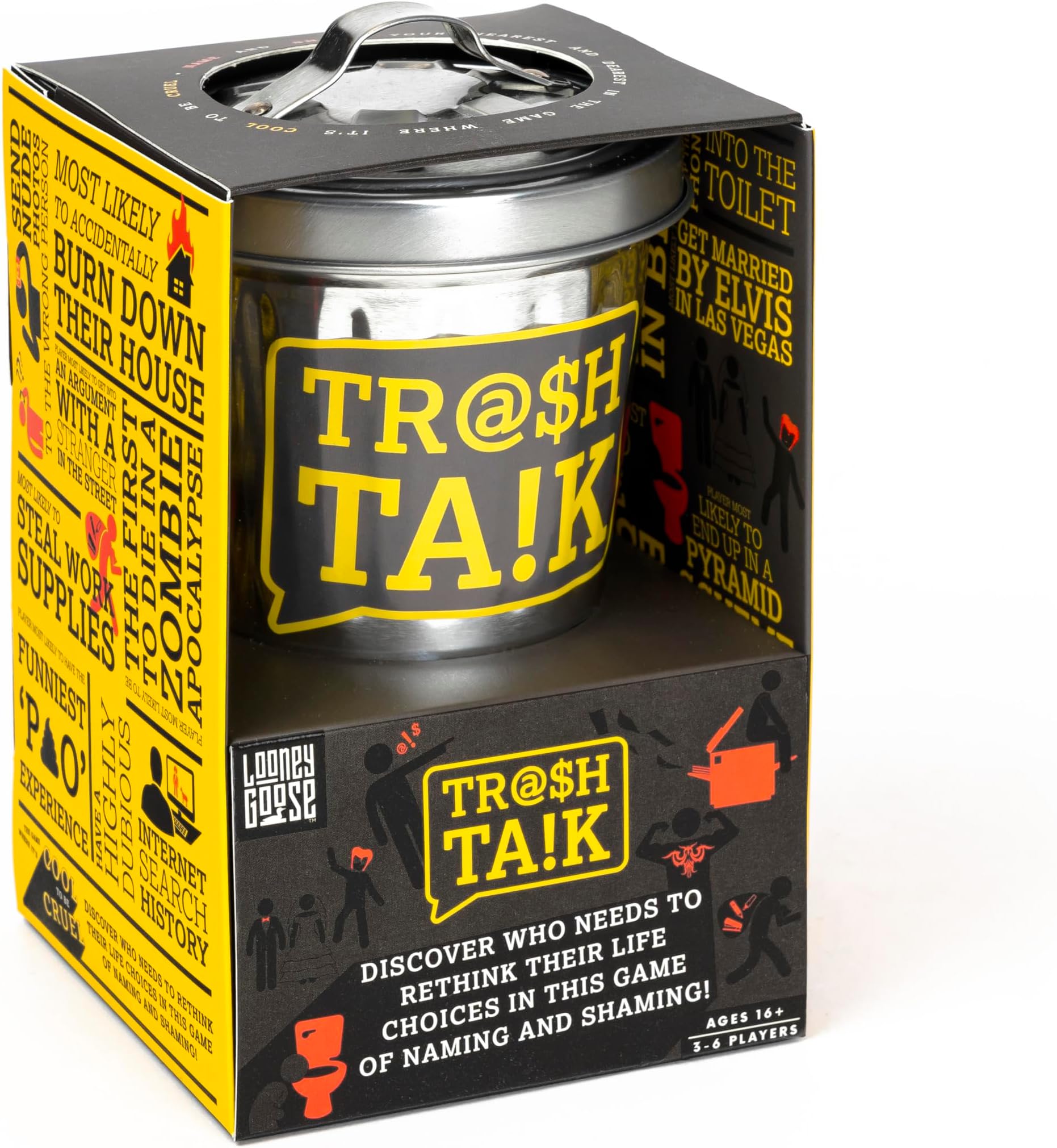 Professor Puzzle | Trash Talk | Card Game | Ages 16+ | 3-6 Players | 30 Minutes Playing Time