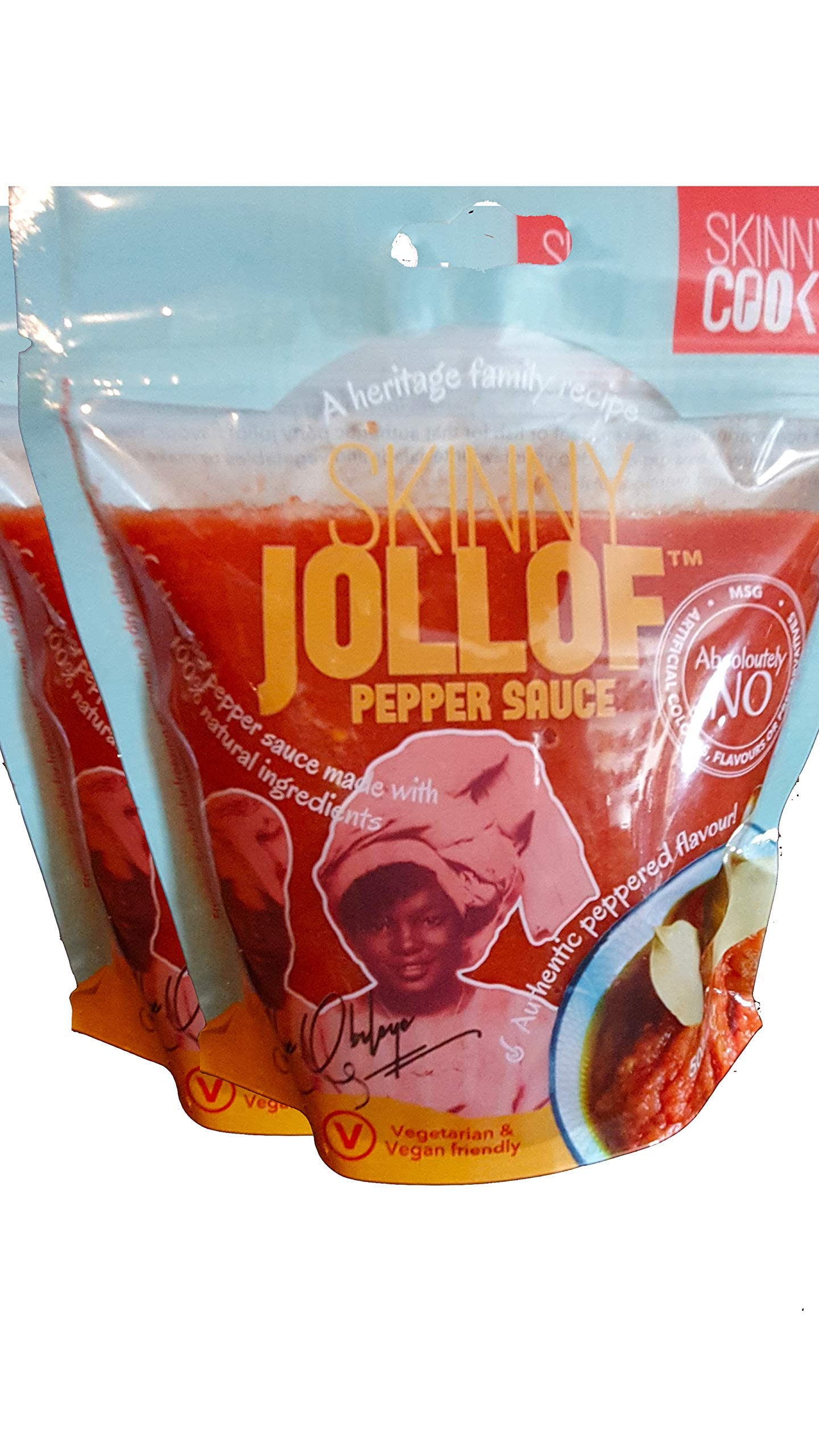 2 x Jollof Pepper Sauce 250ml Jollof Rice Paste Jollof Paste